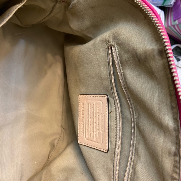 Coach Raspberry Empire Handbag - Picture 5 of 6